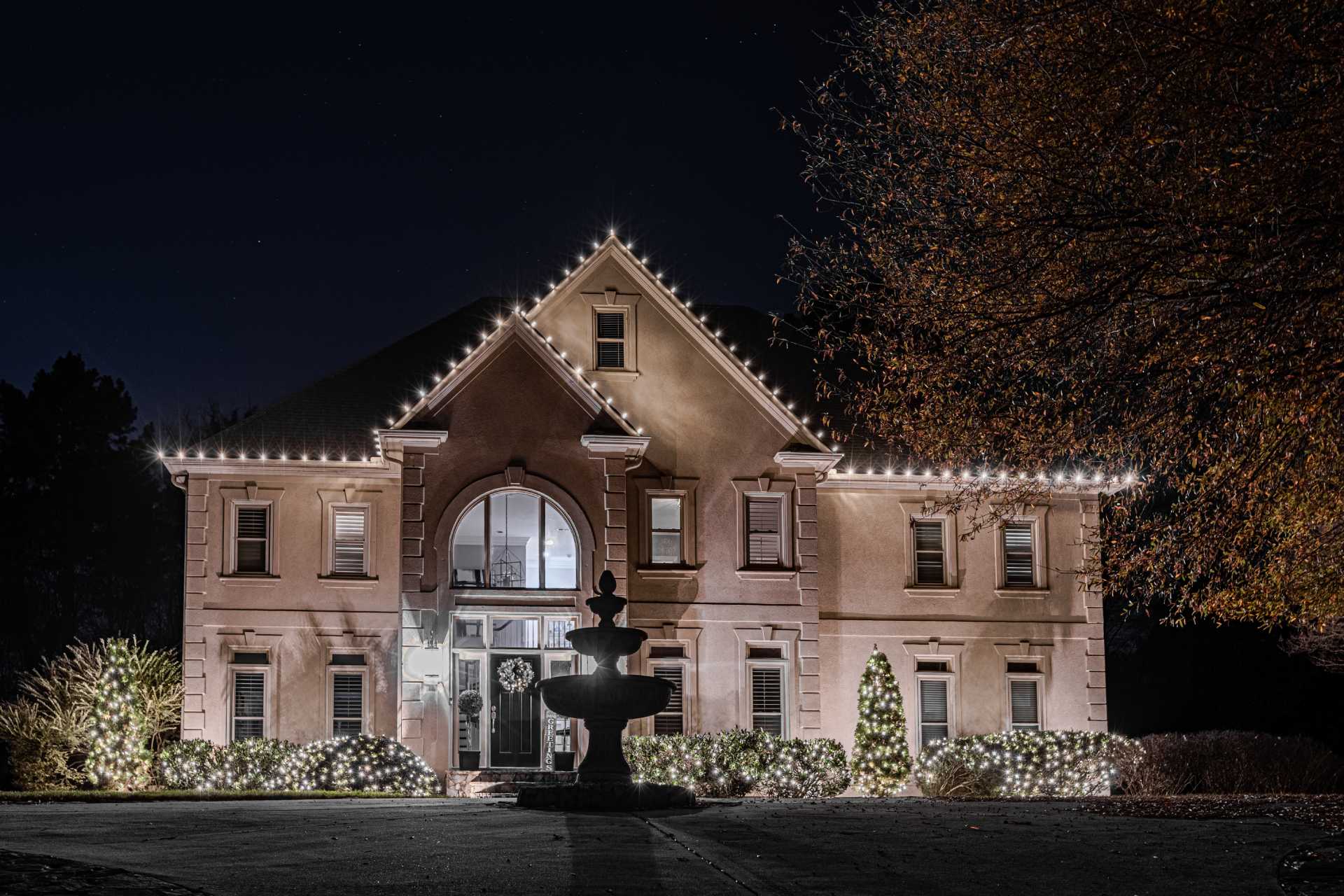 roofline christmas lights
