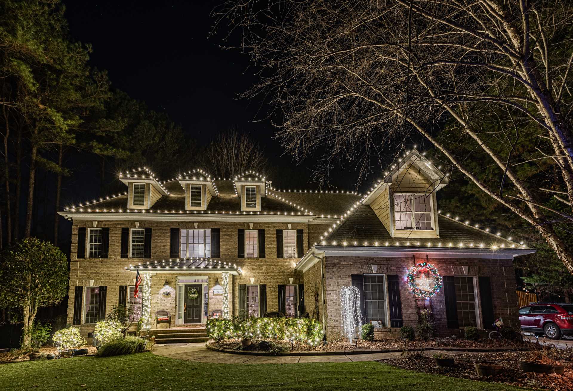 we hang christmas lights
