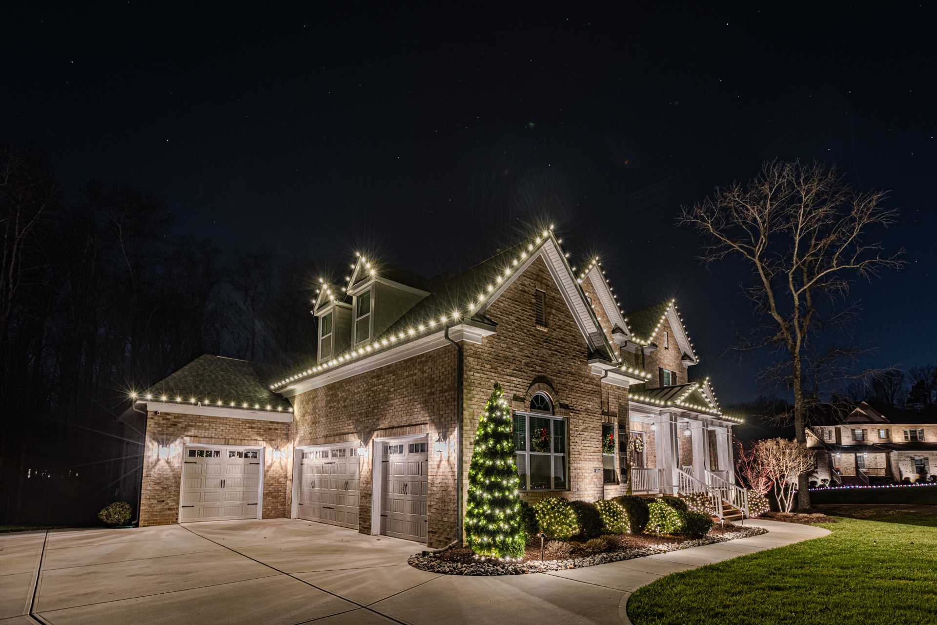 christmas lights Lake Oconee
